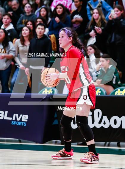 Thumbnail 2 in Notre Dame Academy vs  Oakwood (CIF SS D4A Championship) photogallery.