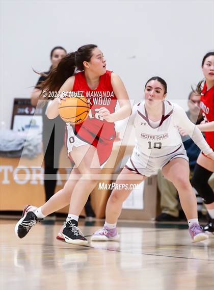 Thumbnail 1 in Notre Dame Academy vs  Oakwood (CIF SS D4A Championship) photogallery.
