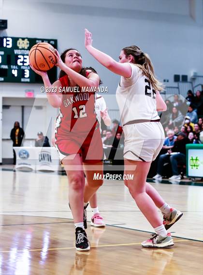 Thumbnail 1 in Notre Dame Academy vs  Oakwood (CIF SS D4A Championship) photogallery.