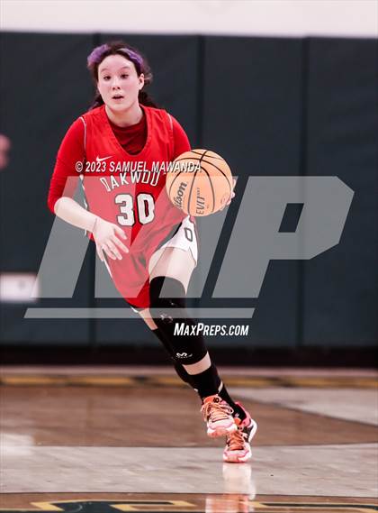Thumbnail 1 in Notre Dame Academy vs  Oakwood (CIF SS D4A Championship) photogallery.