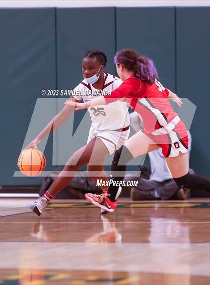 Thumbnail 1 in Notre Dame Academy vs  Oakwood (CIF SS D4A Championship) photogallery.