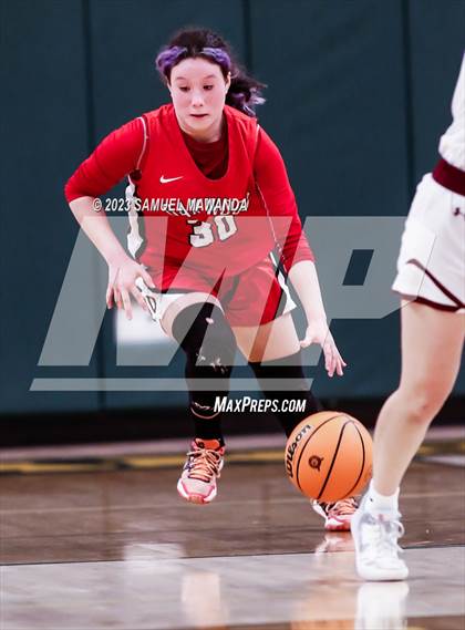 Thumbnail 2 in Notre Dame Academy vs  Oakwood (CIF SS D4A Championship) photogallery.