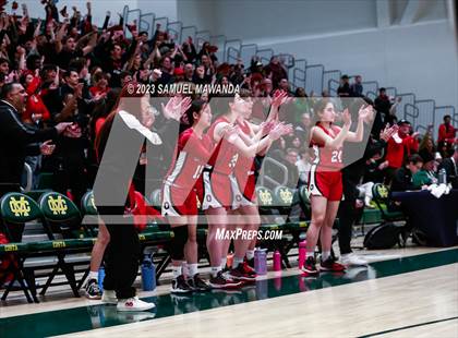 Thumbnail 1 in Notre Dame Academy vs  Oakwood (CIF SS D4A Championship) photogallery.