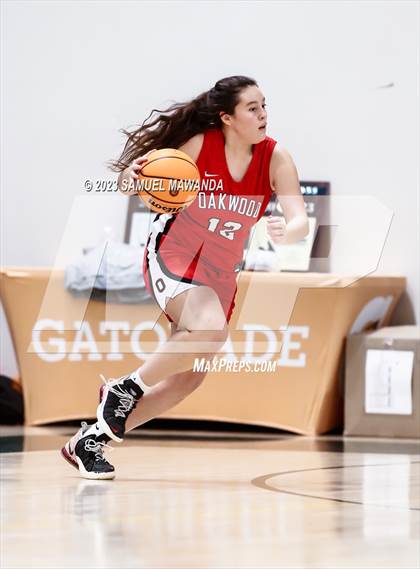 Thumbnail 3 in Notre Dame Academy vs  Oakwood (CIF SS D4A Championship) photogallery.