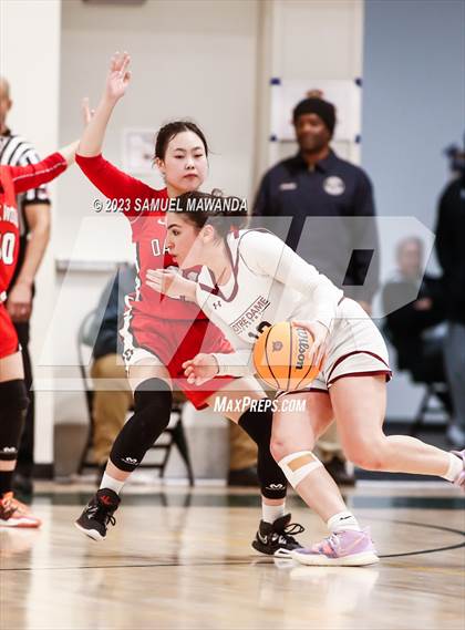 Thumbnail 3 in Notre Dame Academy vs  Oakwood (CIF SS D4A Championship) photogallery.