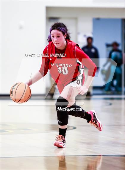 Thumbnail 2 in Notre Dame Academy vs  Oakwood (CIF SS D4A Championship) photogallery.