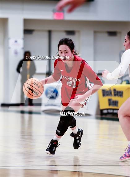 Thumbnail 1 in Notre Dame Academy vs  Oakwood (CIF SS D4A Championship) photogallery.