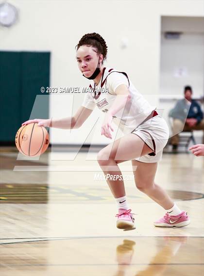 Thumbnail 1 in Notre Dame Academy vs  Oakwood (CIF SS D4A Championship) photogallery.