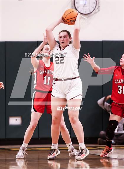 Thumbnail 3 in Notre Dame Academy vs  Oakwood (CIF SS D4A Championship) photogallery.