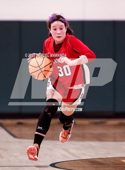 Thumbnail 3 in Notre Dame Academy vs  Oakwood (CIF SS D4A Championship) photogallery.