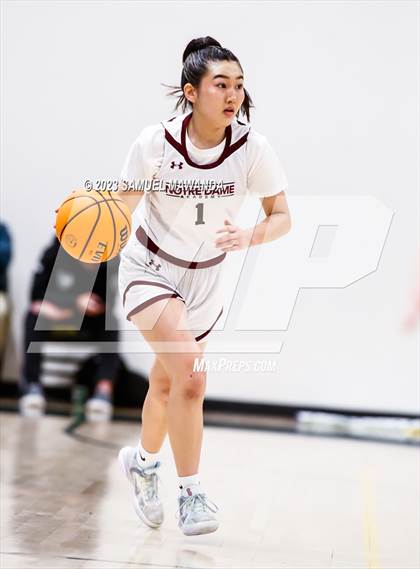 Thumbnail 3 in Notre Dame Academy vs  Oakwood (CIF SS D4A Championship) photogallery.