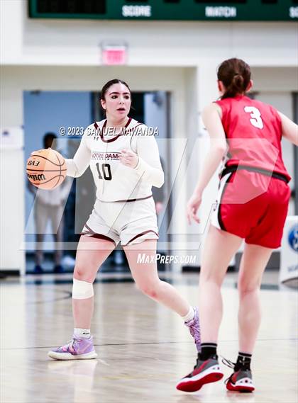 Thumbnail 3 in Notre Dame Academy vs  Oakwood (CIF SS D4A Championship) photogallery.