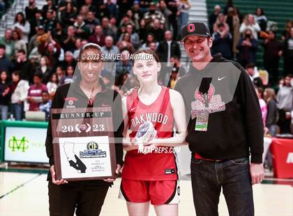 Thumbnail 1 in Notre Dame Academy vs  Oakwood (CIF SS D4A Championship) photogallery.