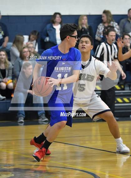 Thumbnail 2 in GV Christian vs Lake Mead Academy photogallery.