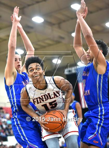 Thumbnail 2 in Findlay Prep vs. Bishop Gorman (Big City Challenge) photogallery.