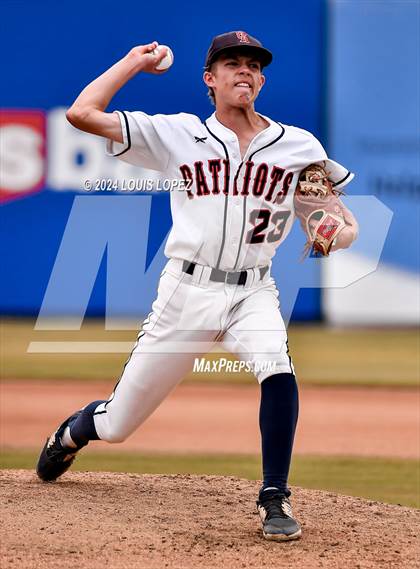 Thumbnail 3 in South El Monte vs. Oxford Academy (CIF SS DIV 7 Championship) photogallery.