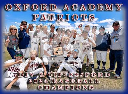 Thumbnail 1 in South El Monte vs. Oxford Academy (CIF SS DIV 7 Championship) photogallery.