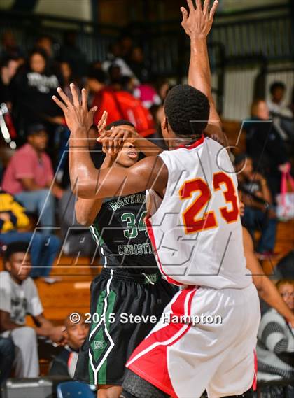Thumbnail 1 in Covenant Christian Academy vs Montrose Christian (Hilton Invitational) photogallery.