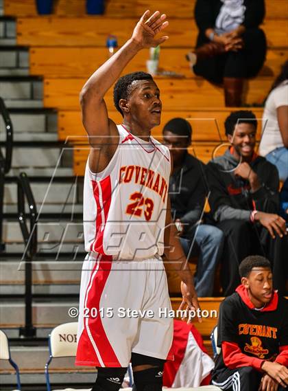 Thumbnail 2 in Covenant Christian Academy vs Montrose Christian (Hilton Invitational) photogallery.