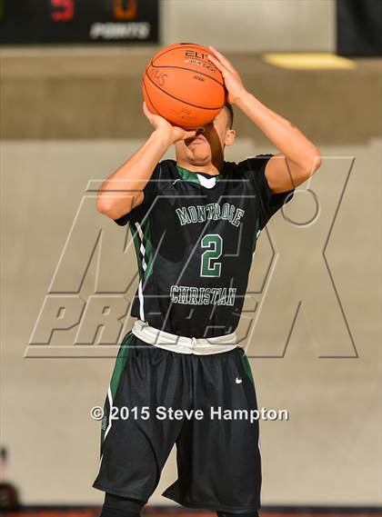 Thumbnail 1 in Covenant Christian Academy vs Montrose Christian (Hilton Invitational) photogallery.