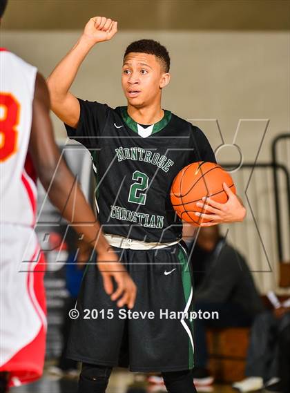 Thumbnail 3 in Covenant Christian Academy vs Montrose Christian (Hilton Invitational) photogallery.