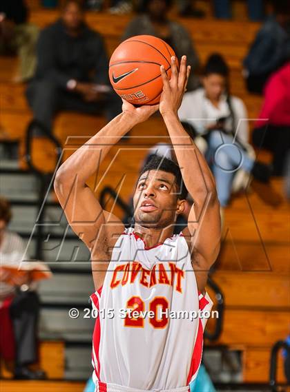 Thumbnail 3 in Covenant Christian Academy vs Montrose Christian (Hilton Invitational) photogallery.