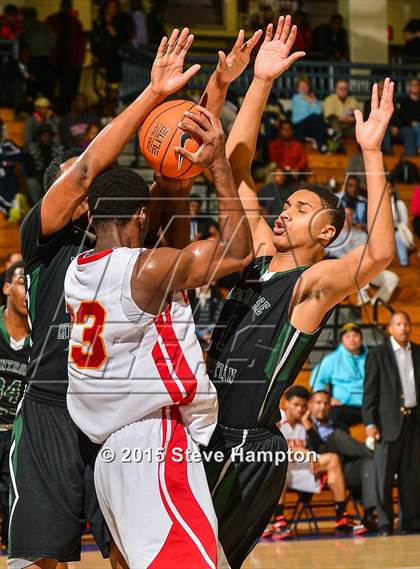 Thumbnail 1 in Covenant Christian Academy vs Montrose Christian (Hilton Invitational) photogallery.