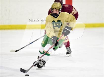 Thumbnail 2 in Iona Prep vs. Notre Dame-West Haven (Carrano Cup Quarterfinal) photogallery.