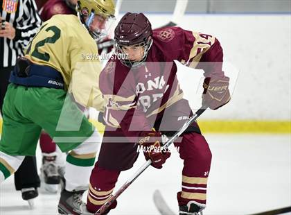 Thumbnail 2 in Iona Prep vs. Notre Dame-West Haven (Carrano Cup Quarterfinal) photogallery.