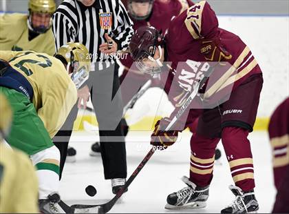 Thumbnail 1 in Iona Prep vs. Notre Dame-West Haven (Carrano Cup Quarterfinal) photogallery.
