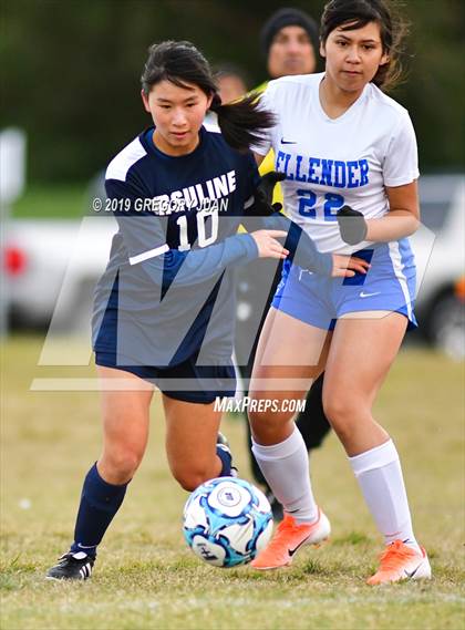 Thumbnail 3 in A.J. Ellender @ Ursuline Academy (Scrimmage) photogallery.