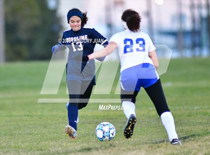 Thumbnail 2 in A.J. Ellender @ Ursuline Academy (Scrimmage) photogallery.