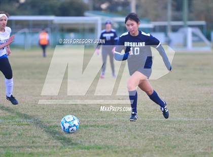 Thumbnail 3 in A.J. Ellender @ Ursuline Academy (Scrimmage) photogallery.