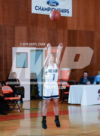 Thumbnail 2 in Immaculate Heart vs Flintridge Sacred Heart (Poly Tournament) photogallery.