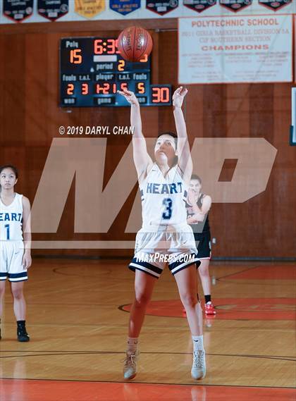 Thumbnail 2 in Immaculate Heart vs Flintridge Sacred Heart (Poly Tournament) photogallery.