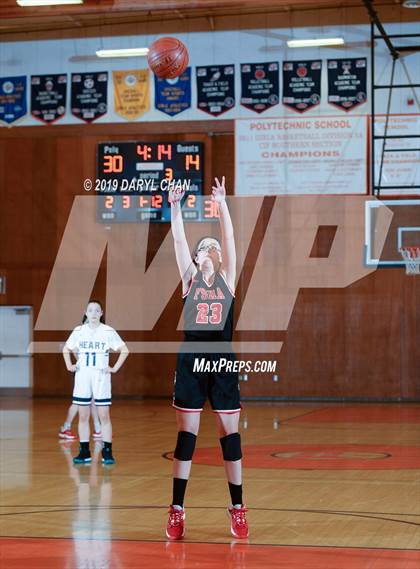Thumbnail 3 in Immaculate Heart vs Flintridge Sacred Heart (Poly Tournament) photogallery.