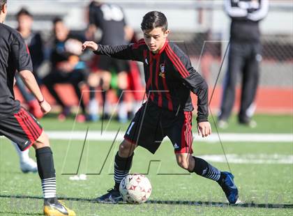 Thumbnail 3 in South Grand Prairie vs. MacArthur (Martin Invitational Soccer Tournament) photogallery.