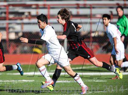Thumbnail 2 in South Grand Prairie vs. MacArthur (Martin Invitational Soccer Tournament) photogallery.
