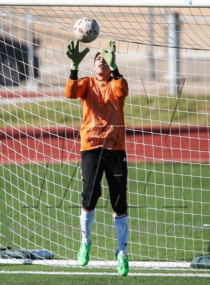 Thumbnail 3 in South Grand Prairie vs. MacArthur (Martin Invitational Soccer Tournament) photogallery.