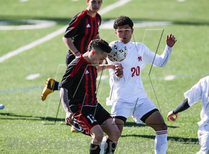 Thumbnail 3 in South Grand Prairie vs. MacArthur (Martin Invitational Soccer Tournament) photogallery.