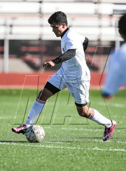 Thumbnail 3 in South Grand Prairie vs. MacArthur (Martin Invitational Soccer Tournament) photogallery.