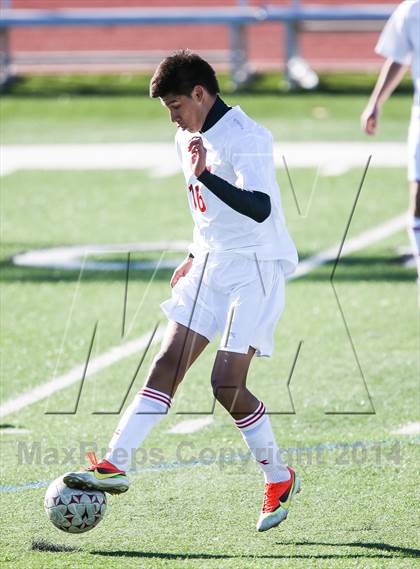 Thumbnail 3 in South Grand Prairie vs. MacArthur (Martin Invitational Soccer Tournament) photogallery.