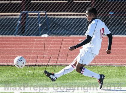 Thumbnail 1 in South Grand Prairie vs. MacArthur (Martin Invitational Soccer Tournament) photogallery.