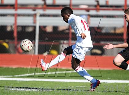 Thumbnail 1 in South Grand Prairie vs. MacArthur (Martin Invitational Soccer Tournament) photogallery.