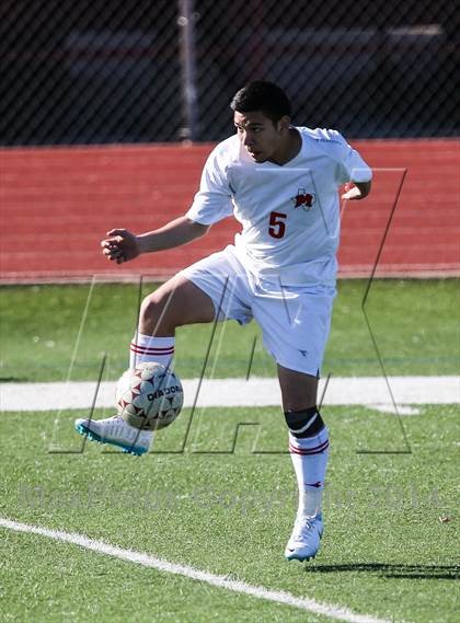 Thumbnail 2 in South Grand Prairie vs. MacArthur (Martin Invitational Soccer Tournament) photogallery.