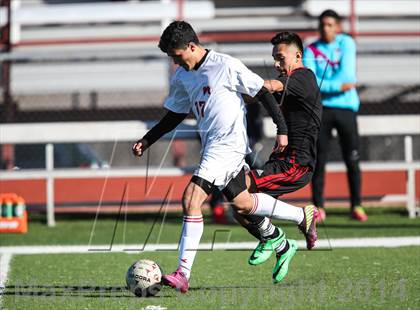 Thumbnail 2 in South Grand Prairie vs. MacArthur (Martin Invitational Soccer Tournament) photogallery.