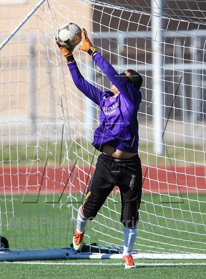 Thumbnail 1 in South Grand Prairie vs. MacArthur (Martin Invitational Soccer Tournament) photogallery.