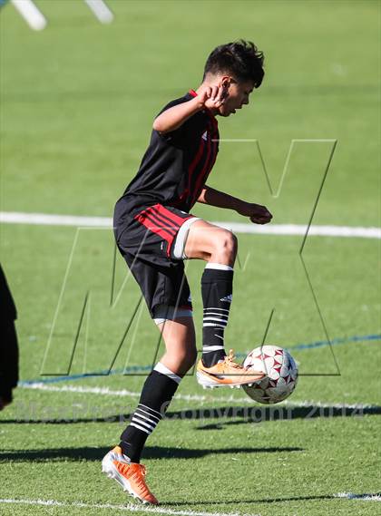 Thumbnail 1 in South Grand Prairie vs. MacArthur (Martin Invitational Soccer Tournament) photogallery.