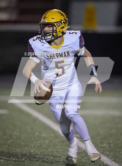 Thumbnail 2 in Sherman @ Wahama (WVSSAC Class A Quarterfinal) photogallery.