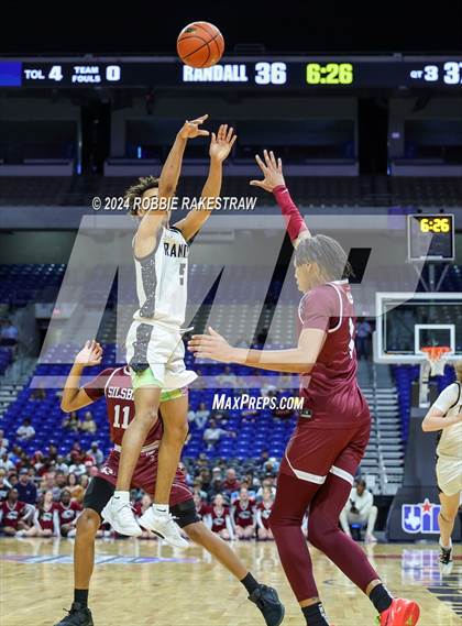 Thumbnail 3 in Randall vs. Silsbee (UIL 4A Basketball Semifinal) photogallery.